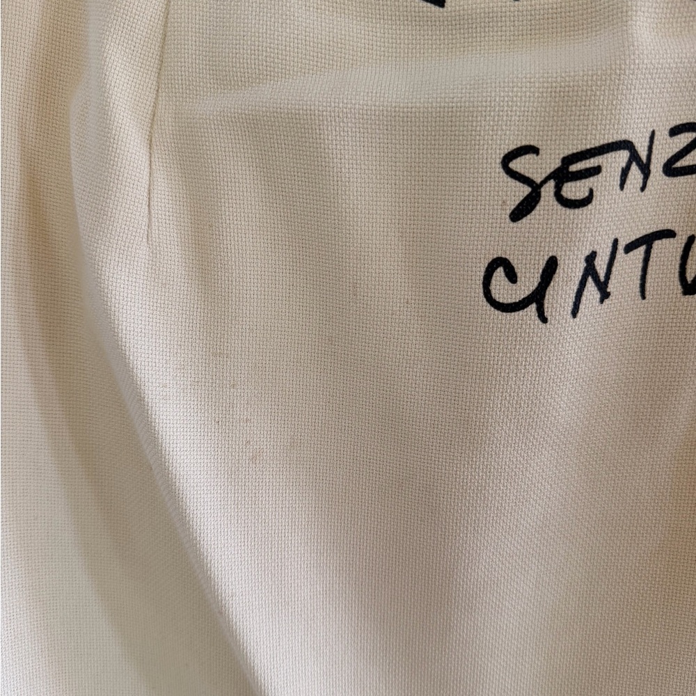 MOSCHINO couture Cream Graphic Pencil Skirt - Picture 6 of 13